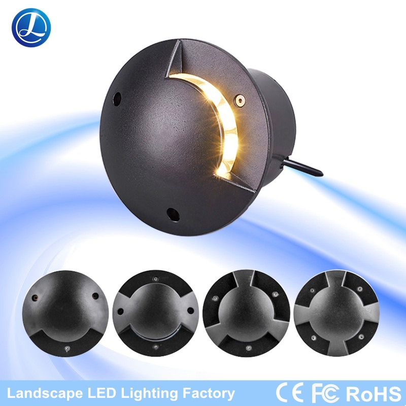 Lateral transmittance LED Buried lights 3W5W6W9W12W18W 124 Translucency Step lights Embedded system Manufactor Straight hair