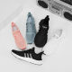 Cross-Border Popular Men's Shoes, Fly-Knit Breathable Popcorn Sole Casual Couple Running Shoes, Versatile Sports Trendy Shoes, Women's Shoes