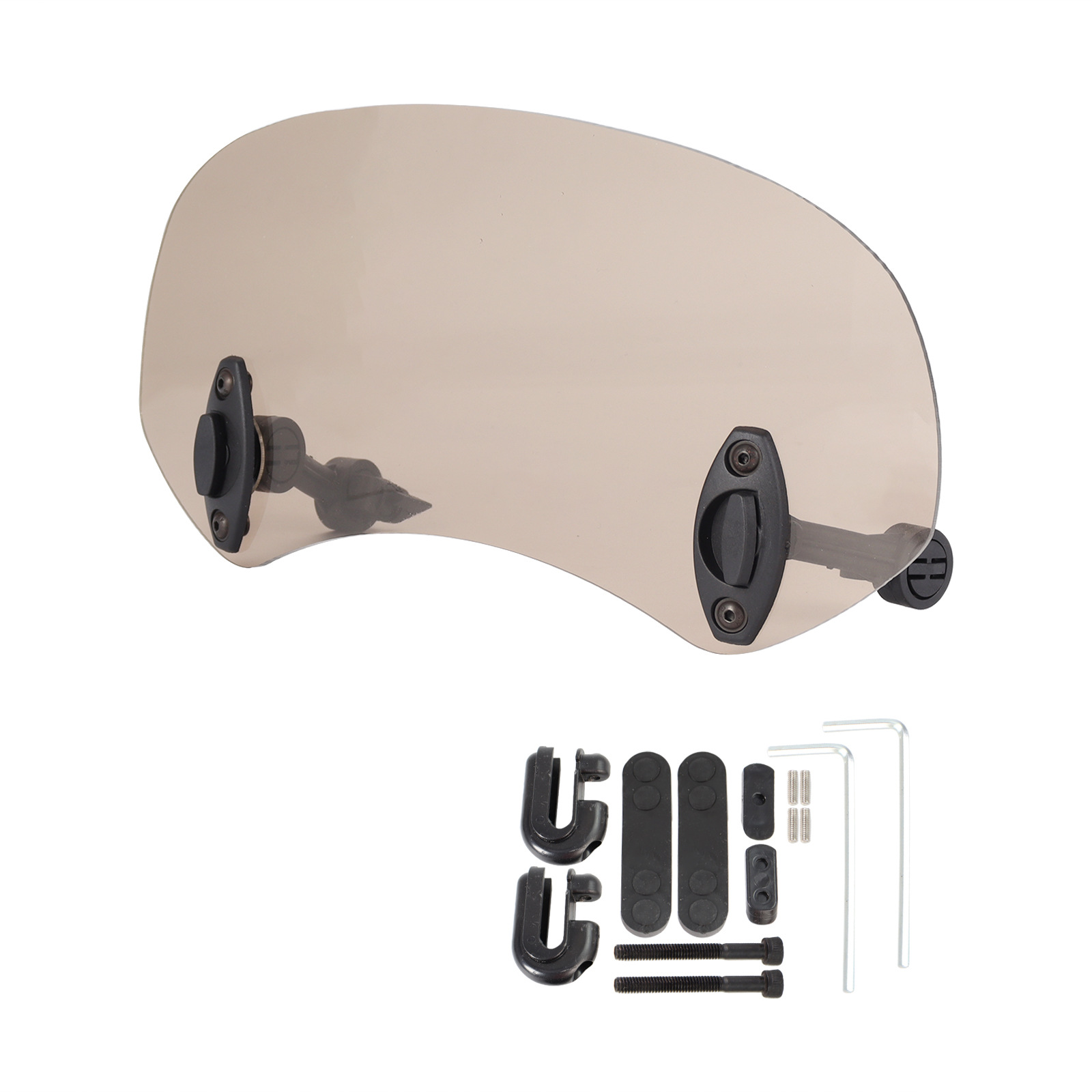 Universal Motorcycle Modification Parts, Height-Adjustable Wind Deflector Suitable for Yamaha, Kawasaki, Honda