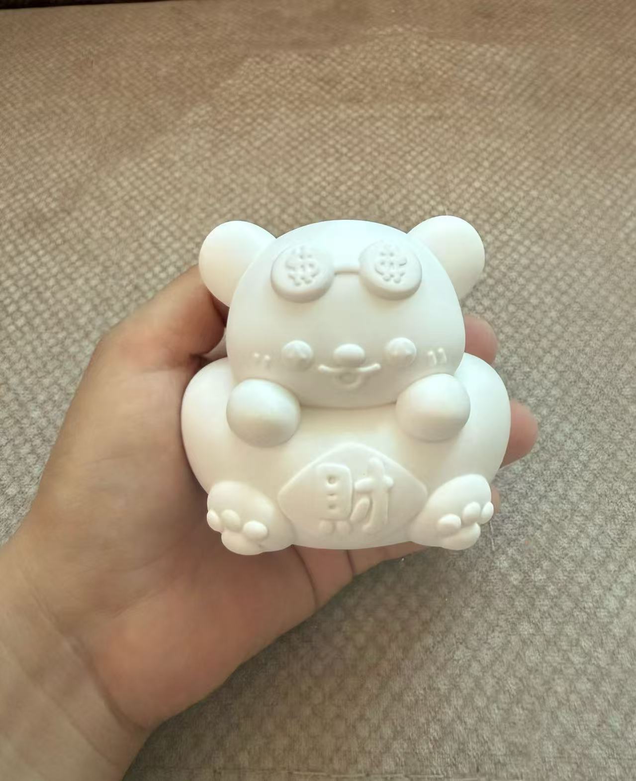 Frasco de Almacenamiento de Calabaza de Yeso en Blanco DIY para Pintar