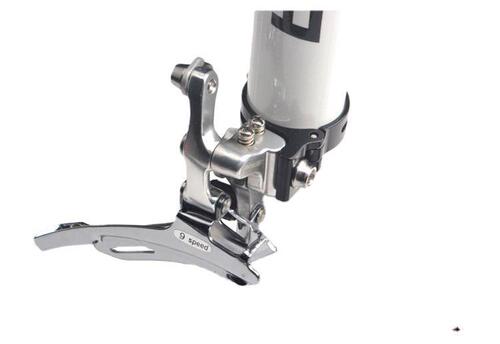Mountain bike direct mount direct lock front derailleur clamp ring retainer, front derailleur adapter seat, adapter ring