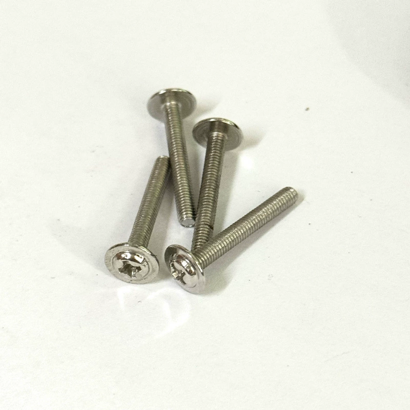Машинные винты с крестообразной круглой головкой и подкладочными винтами, машинные винты с дисковой головкой и подкладочными винтами