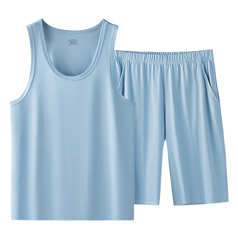 [Boutique de viajes] nueva youkesi primavera y verano Pantalones cortos Chaleco de los hombres traje deportes fitness camiseta sin mangas