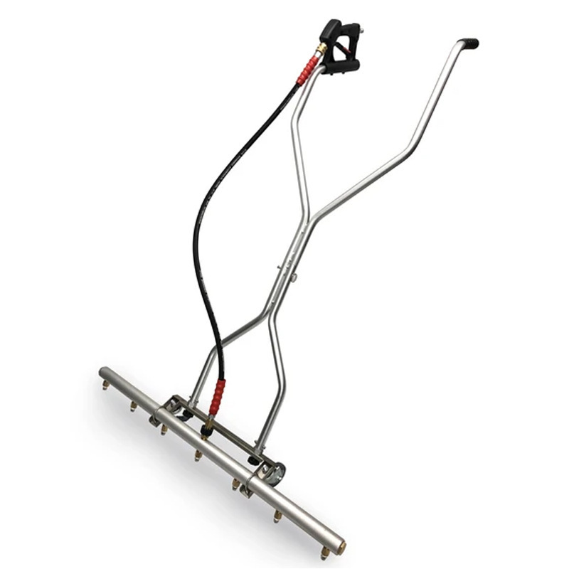 高压清洗市政手推式7孔3/8快插喷头洗地器 畜牧业道路养殖场