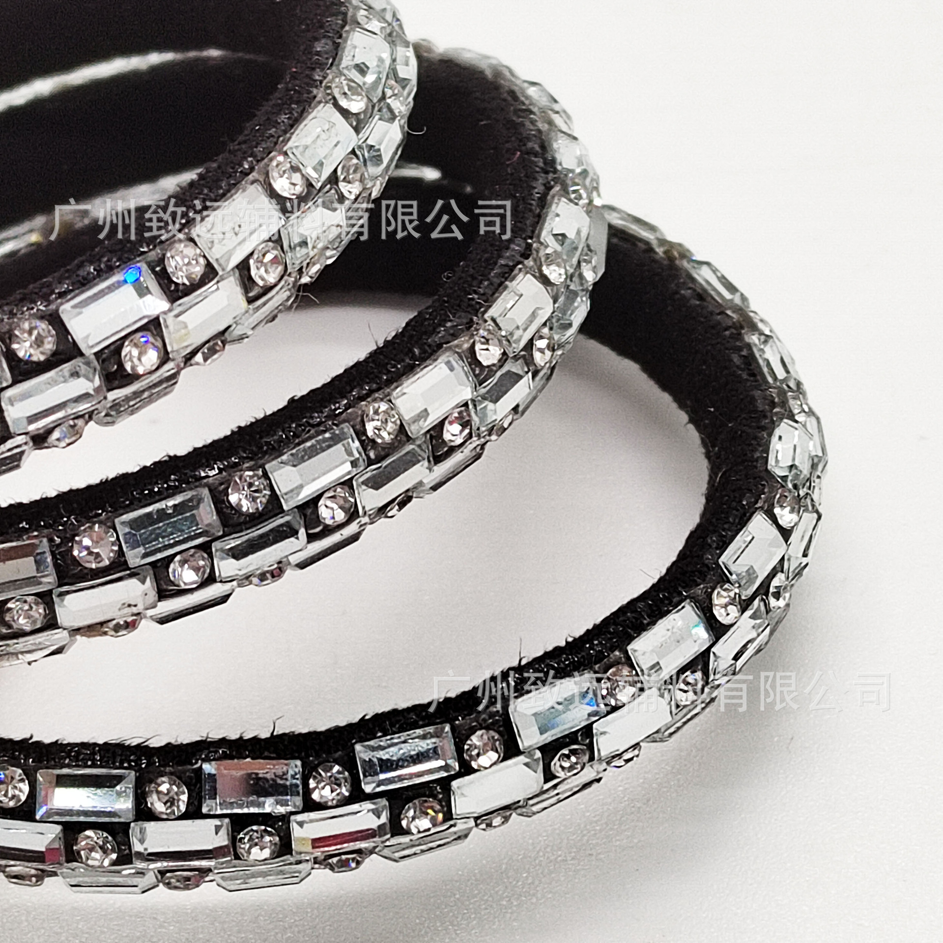 Venta directa de fábrica de cuerda de núcleo de algodón 2,5x5 tira de vidrio sandalias accesorios al por mayor accesorios de la joyería DIY