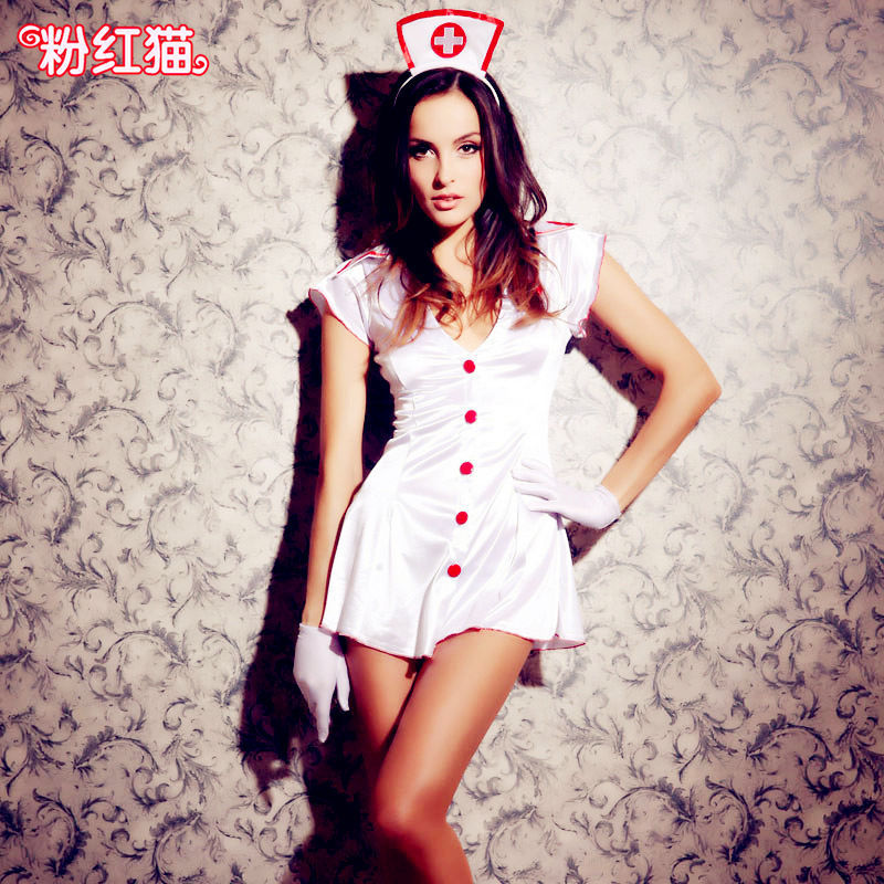 Taokuoma European and American Sexy Intimates Uniform Temptation Female Nurse Uniform Doctor Suit Halloween Nightclub Performance Costume