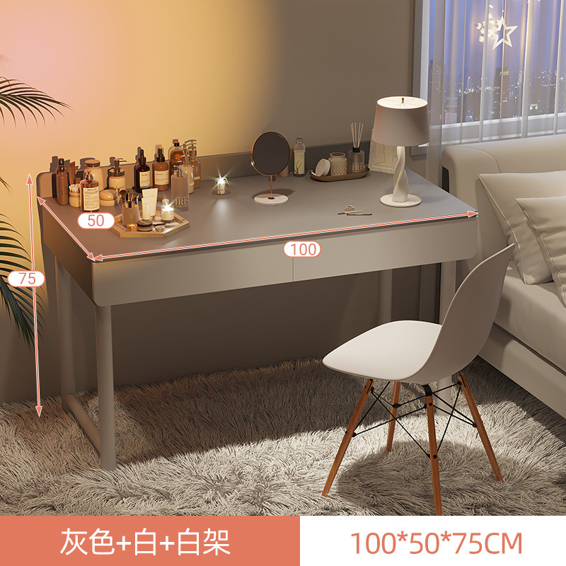 Mesa de maquillaje simple dormitorio de niñas hogar blanco comedor de vestir ins viento simple alquiler de escritorio de computadora