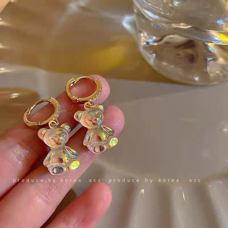 Южная Корея Донгдэмун Циркон Ушные застежки ниша модные серьги темперамент серьги сетка красные новые серьги женские