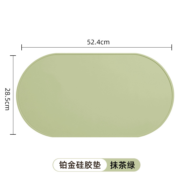 新しい無地プレースマット断熱マット火傷防止マットプレートマット家庭用シリコーン防水耐油西洋テーブルマット卸売|undefined