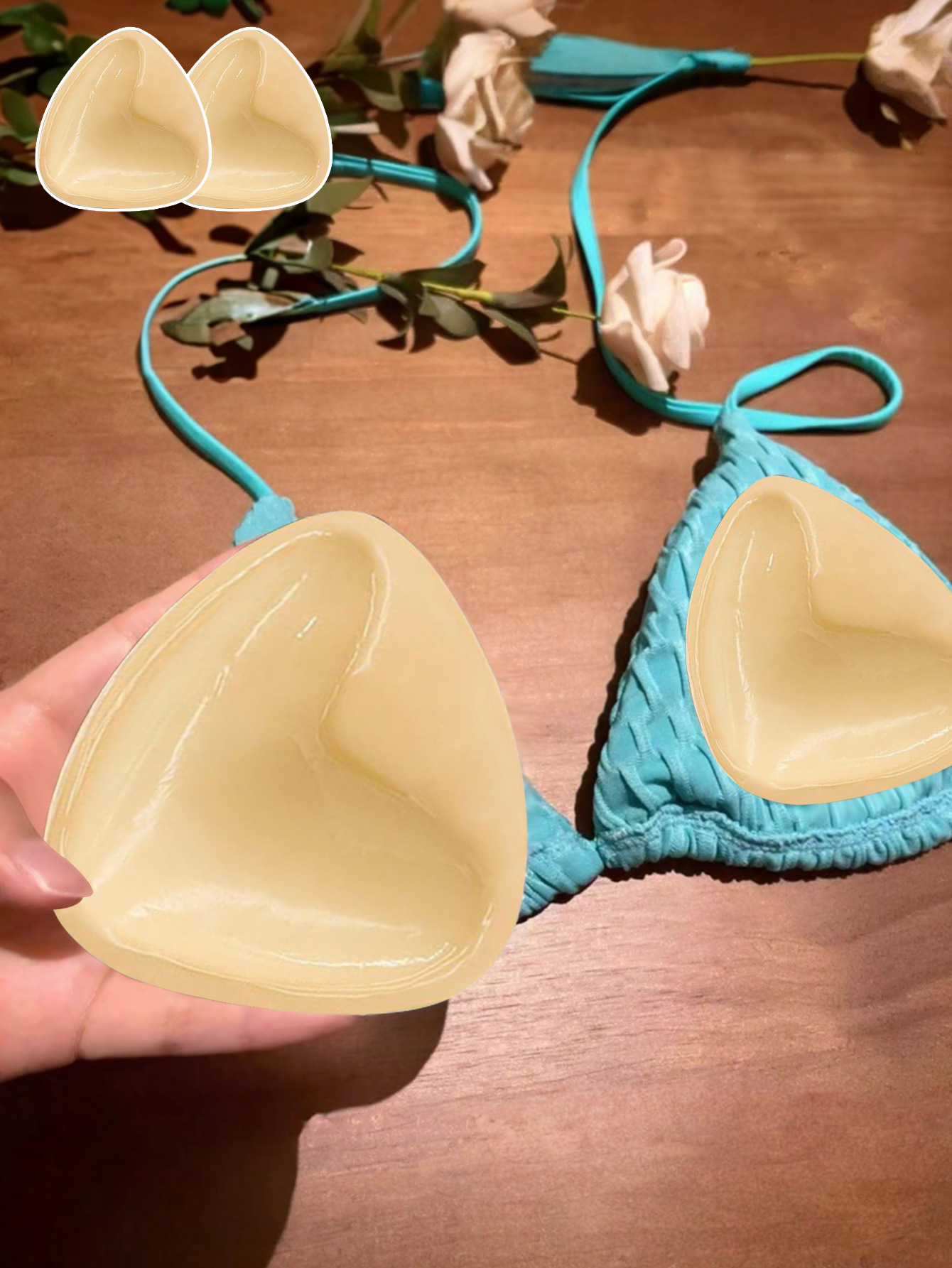 Dubbelzijdige driehoekige borstpads voor bhs en badmode_voghion.com