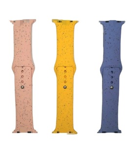 Order Suitable for iWatch Wheat Straw Apple Watch Strap Apple Watch Biodegradable Silicone Strap