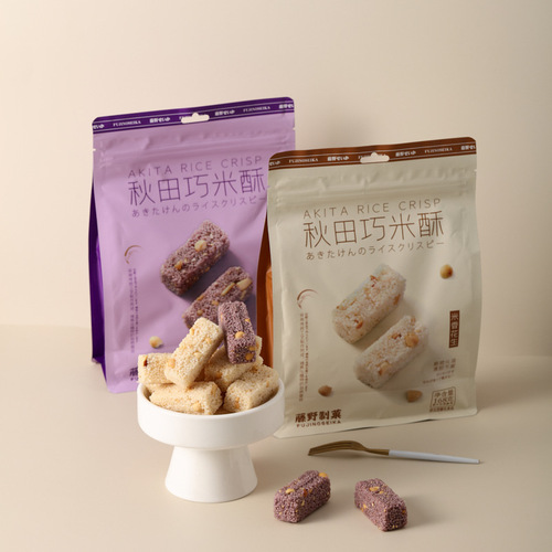 Tofu no Seika Akita Koshi Mochi Nuts and Peanuts Millet Crisps, a popular nostalgic casual snack for afternoon tea and desserts.