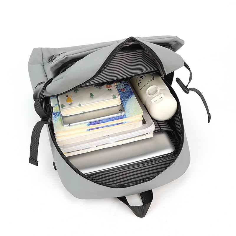 Men's bag, water-proof business backpack, large-capacity travel bag, computer bag, multi-functional casual backpack._voghion.com