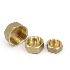 4-inch all-copper plug, 1/2-inch to 6-inch male-threaded cap, 6-inch female-threaded plug head, 1-inch brass end cap—high-quality copper pipe fittings