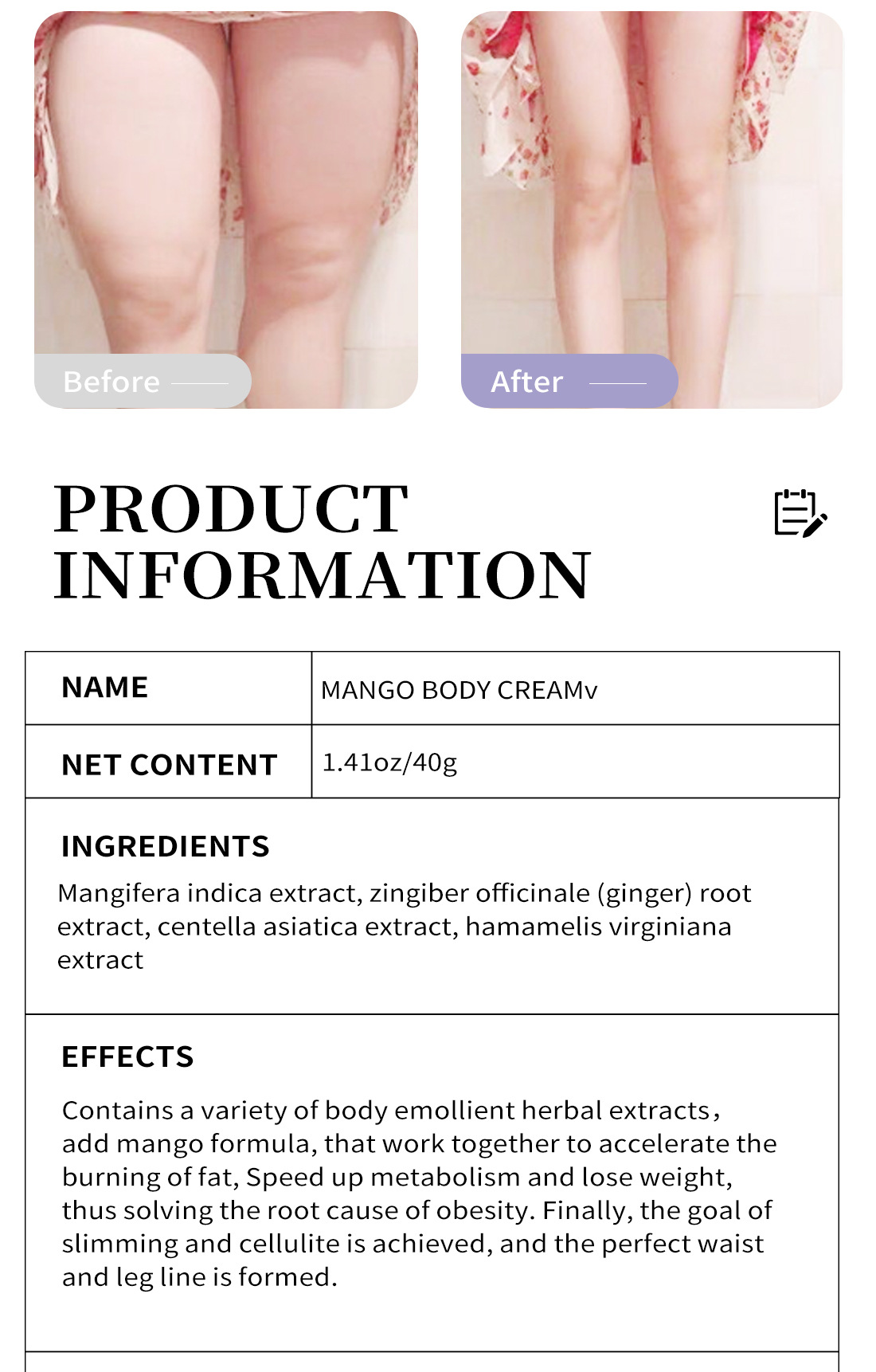 RtopR Mango Body Cream 7