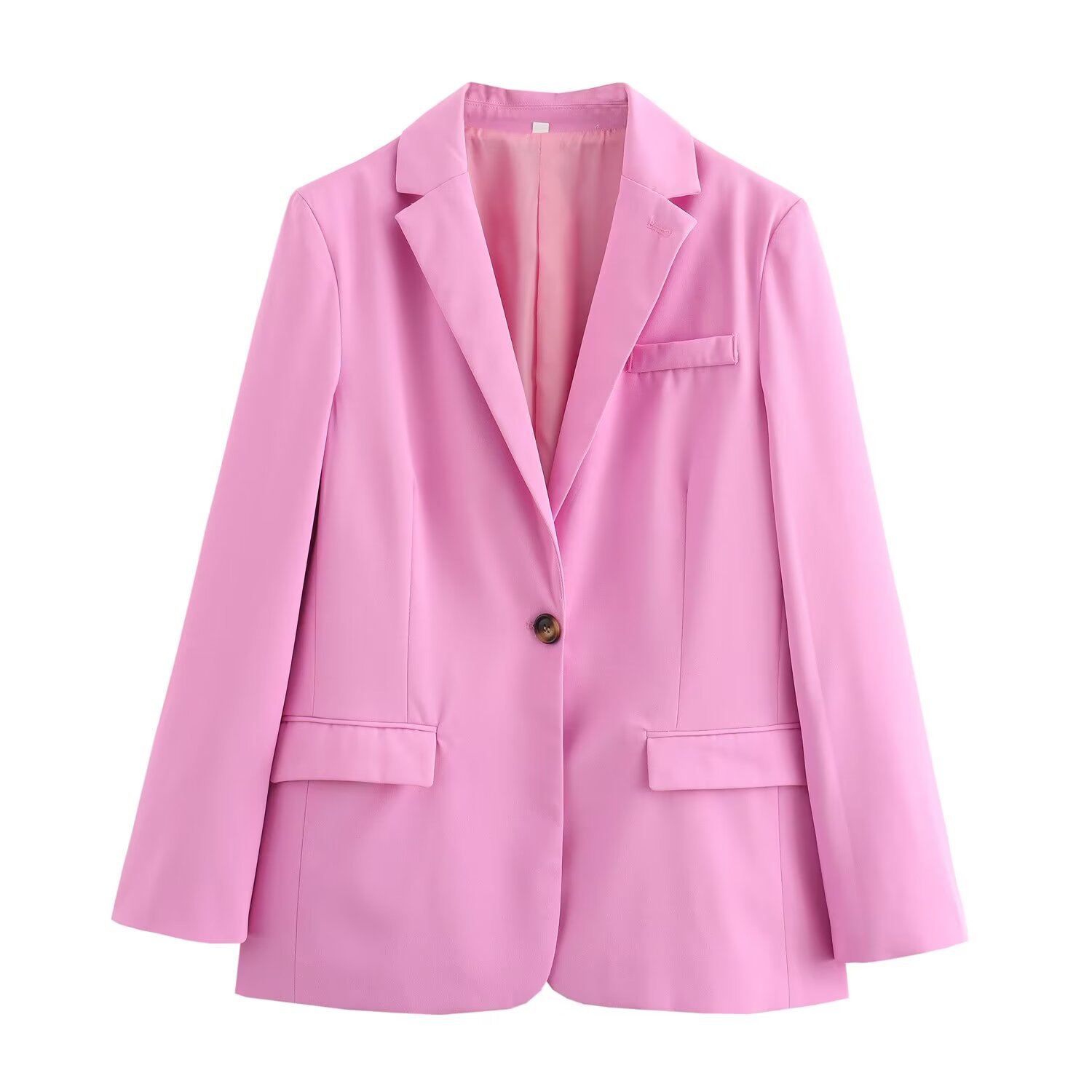345g Weight Long Sleeve Sleeve Length Polyester Fabric Type Pant Co-ord Set, Blazer Suits Co-ord Set Sets Type 2 Pieces Set Quantity Daily Occasion Turndown Neckline Loose Fit Type Solid Color Pattern Spring, Autumn Season Women's Gender Pleated Design Casual, Elegant Style Daily Women's Casual Elegant Solid Color Polyester Pleated Pant Co-ord Set Blazer Suits Co-ord Set Pants Sets 9