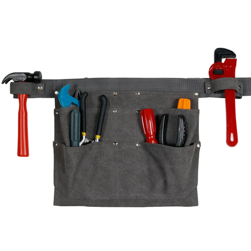 Amazon cross-border multi-pocket tool apron rivet apron electrician carpentry garden work tool waist bag