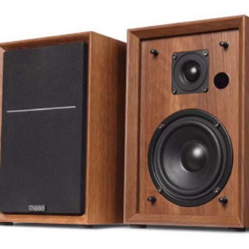 Chuanqiao Cha1 4inch Two-Way Fever Hifi Passive Bookshelf Speaker Wooden High 2.0 Home Desktop Audio
