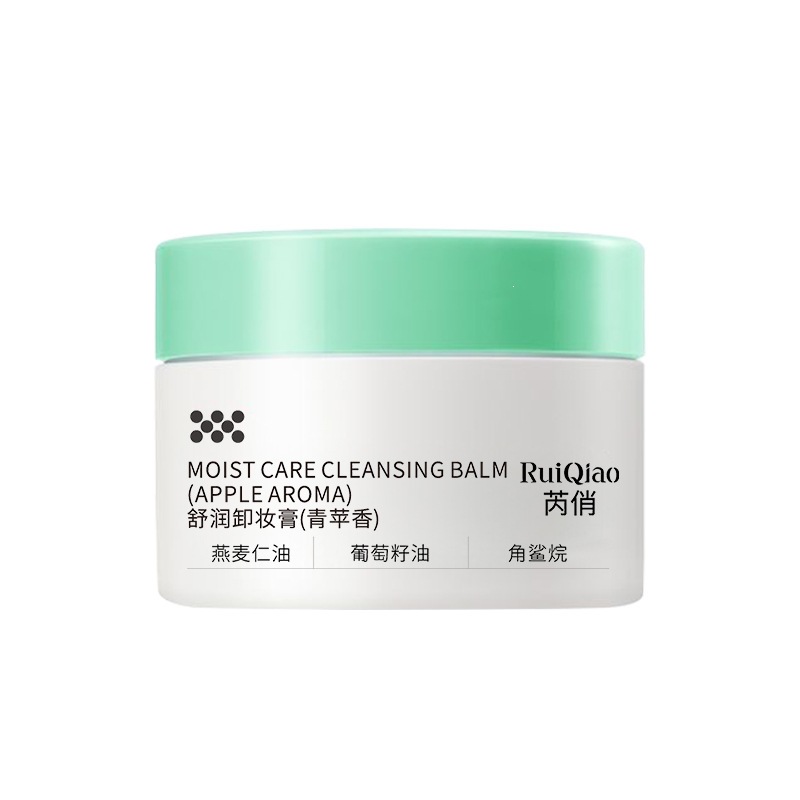 RuiQiao Qiang ShuRun Cleanser es una crema limpia profunda, suave, fácil de emulsionar, no irritante, no pegajoso, lavado y descarga en un solo.