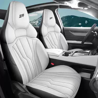 Modelə uyğun (Original) oturacaq örtükləri — Seat Covers Full Set Car - black-gray-standard-edition-remarks-on-model-year-rear-row-half-package