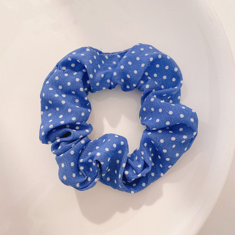 Temperamento floral intestino grueso anillo para el cabello bola femenina cabeza cuerda dulce cola de caballo cuerda para el cabello banda de goma de alta calidad accesorios para el cabello al por mayor