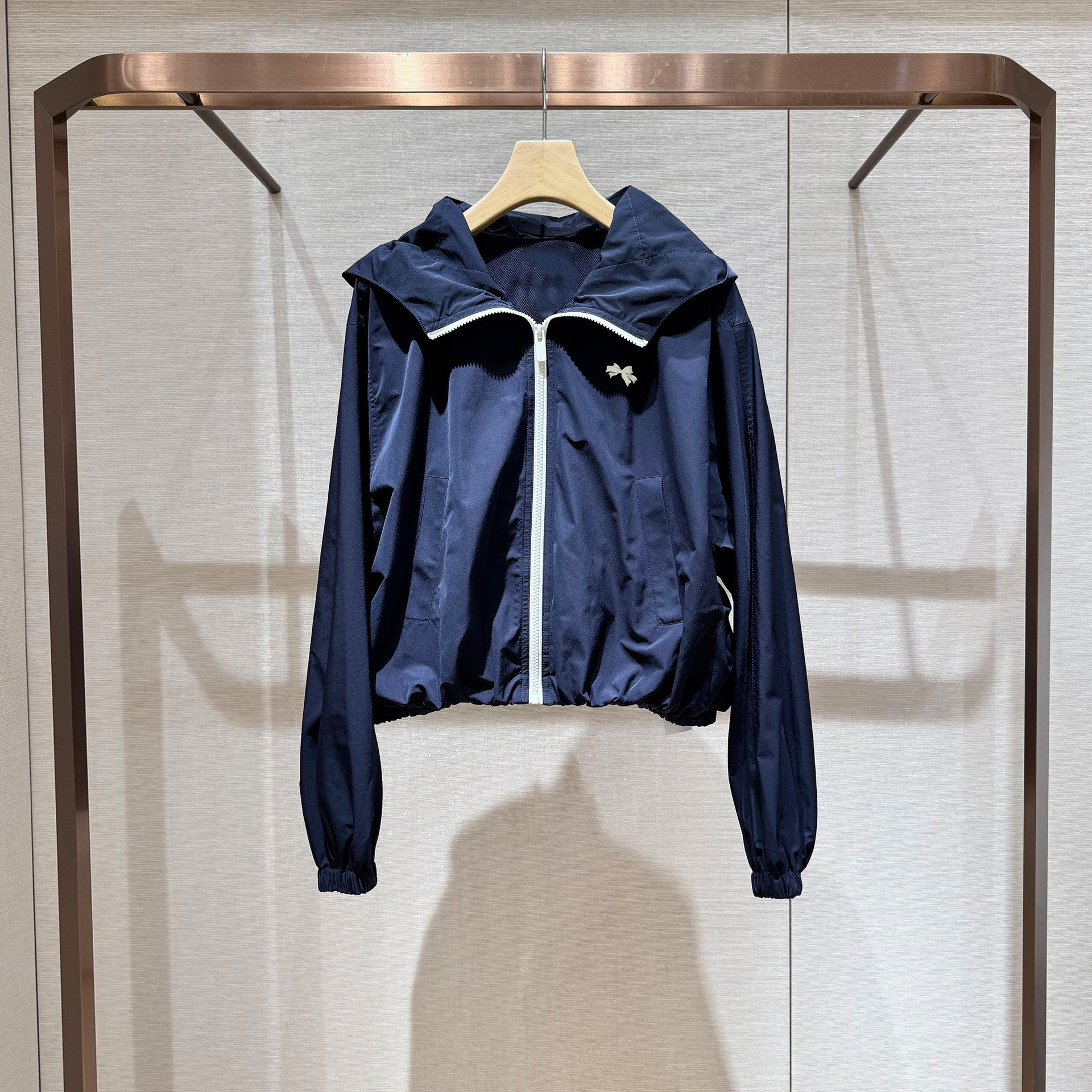 Moshuviya 2026 Spring New Style Long-Sleeved Hooded Casual Style Short Sports Jacket Xsj1W08C