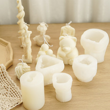 蜡烛硅胶模具磨具香薰石膏蜡烛大小魔方维纳斯骷髅头扭曲模具