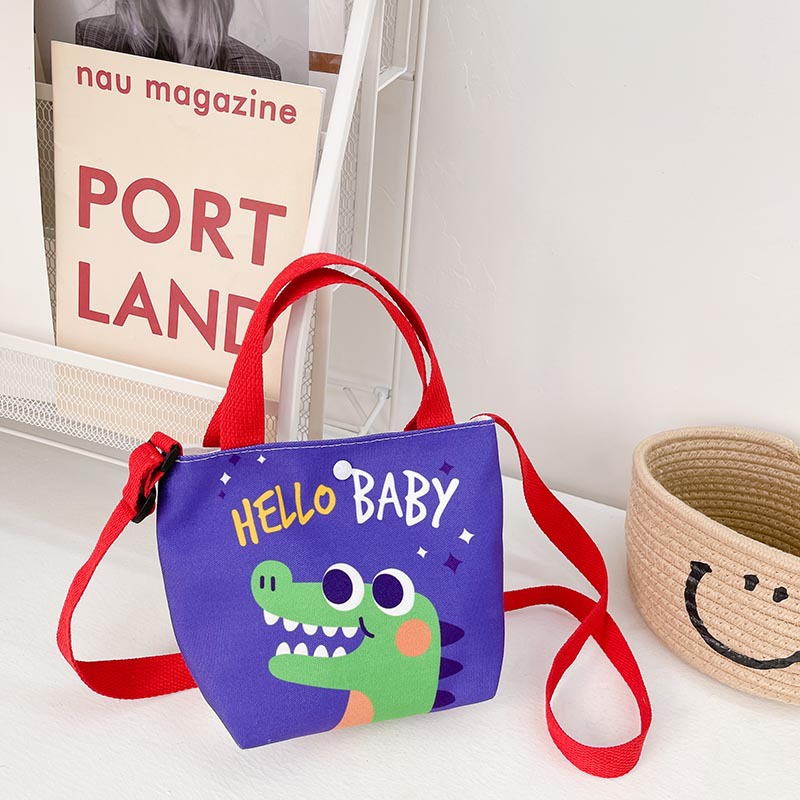 Bolsos para niños al por mayor Bolsos de hombro de moda coreana para niños Bolsos de mensajero para niños de lona de dibujos animados Bolsos de mano