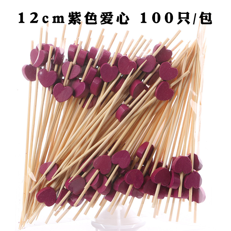 Fruit stick desechable flor stick