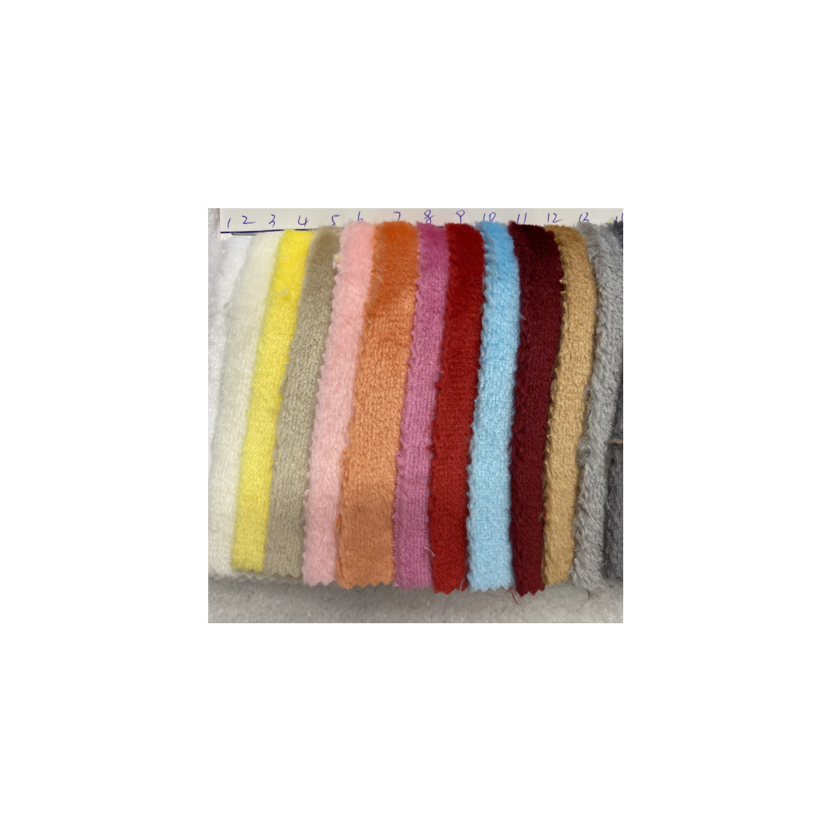 Tejido de goma dorada de doble cara, tela de goma tallada en la nube, 320g de tela de goma de franela de doble cara, tela de goma de agua en stock
