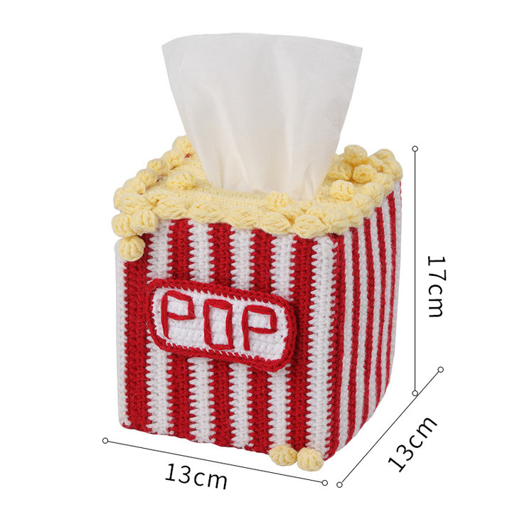 Popcorn tissue box