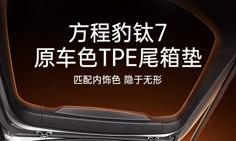 Suitable for Equation Leopard Titanium 7 Trunk Mat Tpe25 New Car Trunk Modification Accessories Floor Mat Supplies