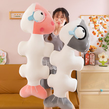 创意软萌鱼骨头长条抱枕沙发抱枕客厅创意装饰枕头靠枕少女心靠垫