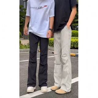跨境2026新款宽松潮男韩版潮流百搭时尚帅气阔腿拖地长裤休闲裤