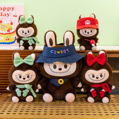 新しいバブルウサギぬいぐるみファッション小さな布ぬいぐるみウサギ人形人形ショッピングモール卸売