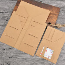 Kraft Paper Organizer File Business Card Ticket Pocket跨境专