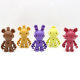 Cross-border New Products 5 Face-changing Teddy Bear Doll Hand-held Doll Surrounding Game Model Desktop Ornaments Toy