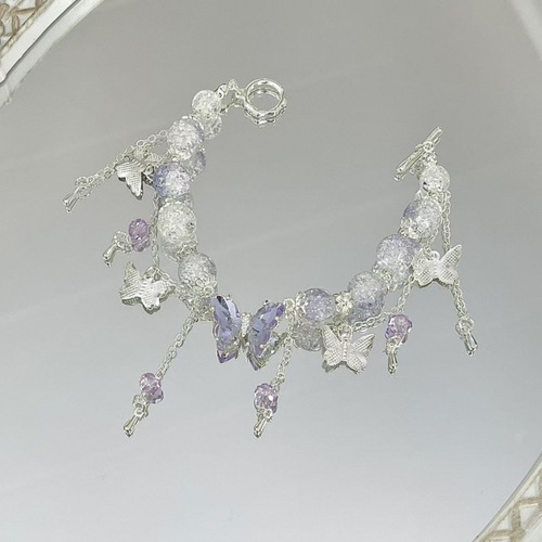 Wholesale Novelty Beaded Fringe Bracelet for Women - Unique Design, High Fashion, Personality, Non-Colliding Style, Versatile and Fashionable.