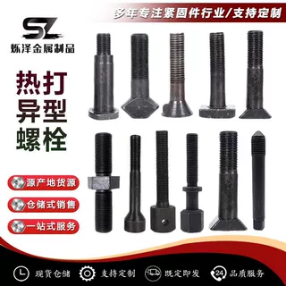 异型螺栓车床螺栓削冲压非标件 台阶异形冷挤压热打冷镦异形螺丝