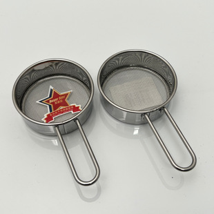 Mini stainless steel powder screen sifter sifter sifter baking cocoa powder matcha powder spreader superfine coffee sugar screen