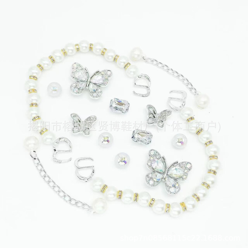 クロスボーダー 2025 下駄靴花装飾アクセサリー PVC ソフトプラスチック DIY 靴バックル卸売工場直接供給|undefined
