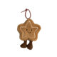 Cute Fun Star Plush Pendant Christmas Creative Biscuit Doll Holiday Gift Bag Hanging Ornaments Wholesale