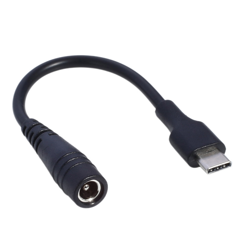 Spot USB type-c power cord type-c to 5.5x 2.1mm extension cord DC mobile phone charging adapter