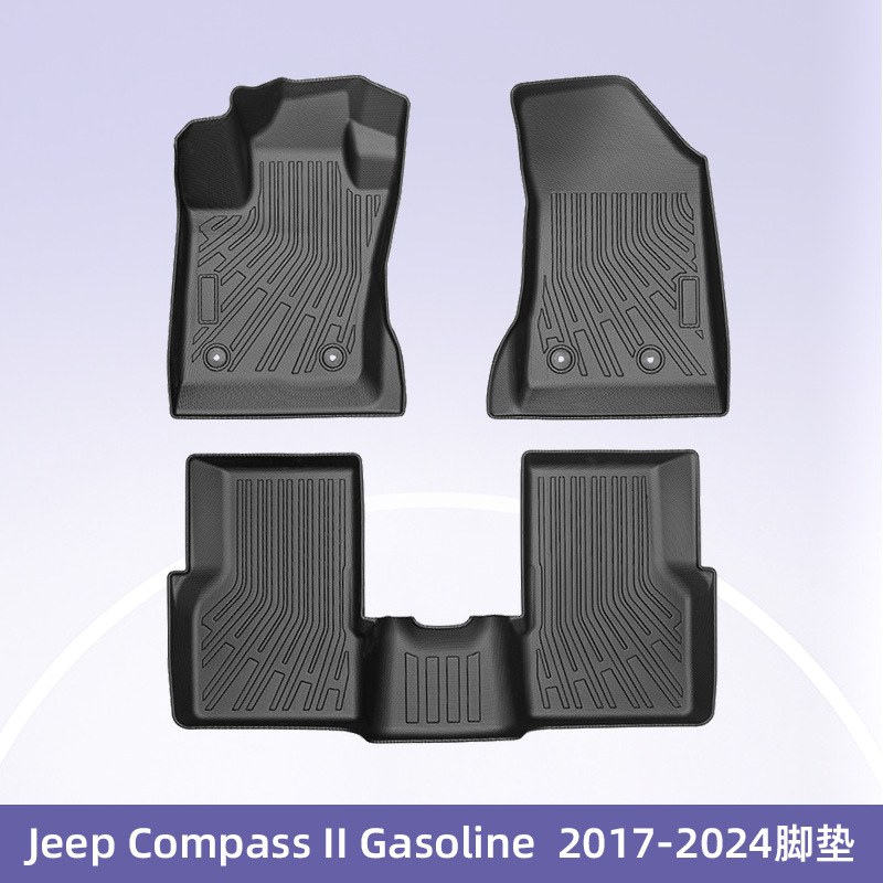 Europa para Jeep Compassll 2017 - 2024 TPE combustible 3D todo tiempo TPE cojín para automóviles