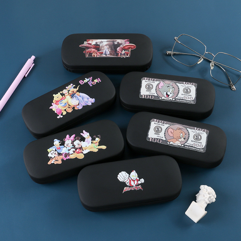 Spring New myopia optical glasses box sheep a sheep, SpongeBob and other animation pattern storage box