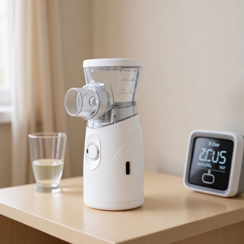 Cross-Border Private Model 2-Speed Nebulizer Handheld Home Nebulizer Rechargeable Nebulizer Electronic Version