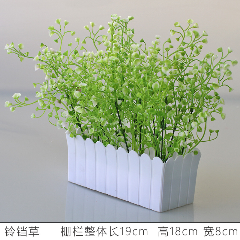 Flor artificial jardín de flores de plástico traje de valla de flores artificiales decoración de la ventana interior y exterior decoración floral decoración de la Mesa maceta flor