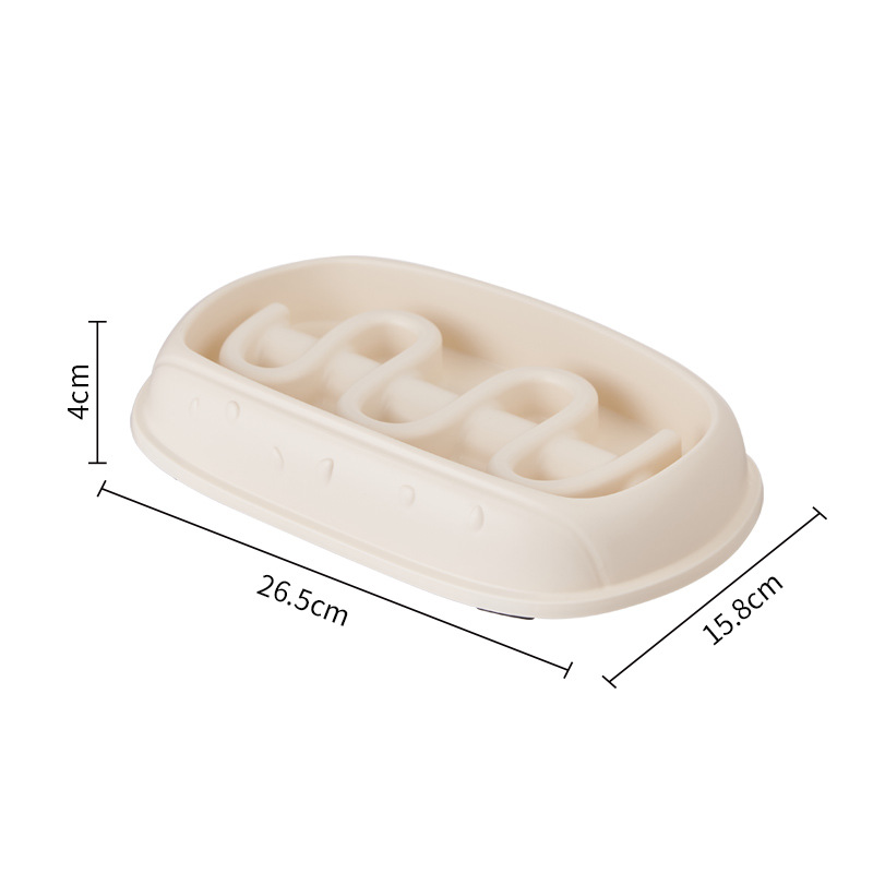 Tazón de comida lenta para perros, tazón de comida lenta para mascotas anti-asfixia, tazón de comida lenta para perros, tazón de comida para gatos anti-derrapadante, tazón de comida para perros, tazón de comida para gatos