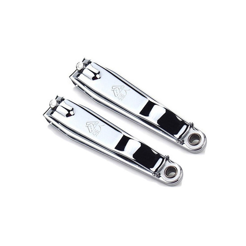 Strong man nail scissors small large nail clippers sharp oblique flat nail clipper stainless steel carbon steel high gloss surface