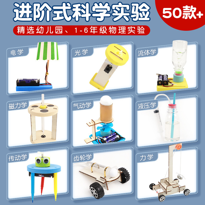 Science Small Experiment Set Kindergarten Science Invention Small Production Kidsren's Fun Kaleidoscope Primary School Chemical Physics